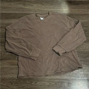 Aritzia Brown Long Sleeve Top